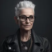 photo of elegant punk